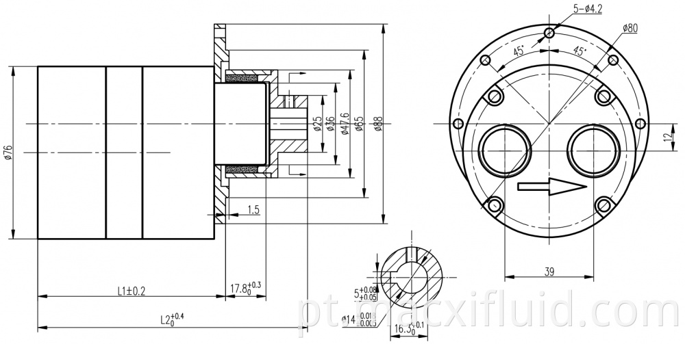 P88 Micro Gear Pump Head